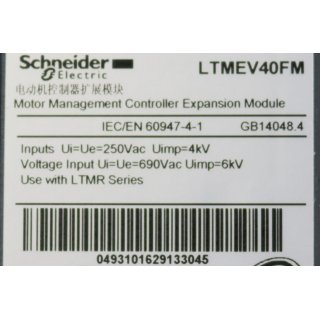 Telemecanique/Schneider Electric LTMEV 40FM Motor Protection