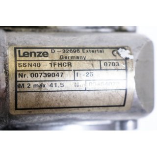 Lenze Magnet Motor SSN40-1PHCR-056C21+ Drehgeber +Getr. 3000rpm