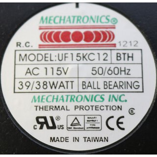 MECHATRONICS  UF15KC12 BTH AC115V 50/60 HZ  gebraucht/used