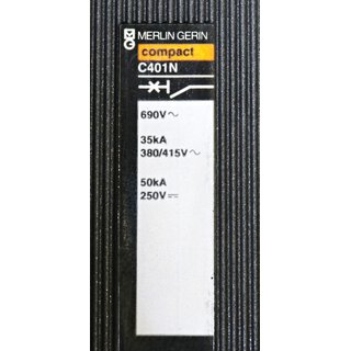 Merlin Gerin Compact C401N  gebraucht/used