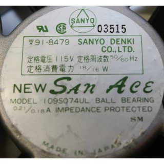 SANYO DENKI 91-8479  San Ace Model 109S074UL -Gebraucht/Used