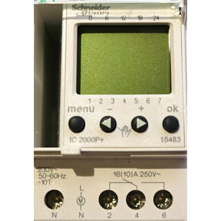 Schneider Electric IC 2000P+Zeitschaltuhr 15483 230~50-60HZ  Neu