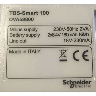 Schneider Electric TBS-Smart100 230V-50HZ  Neu