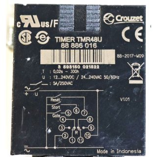 Crouzet  TIMER, TMR48U - 88 886 016 -Gebraucht/Used