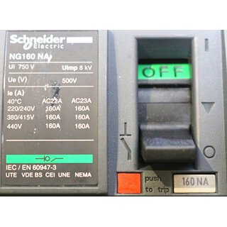 Schneider NG160NA Lasttrennschalter -unused-