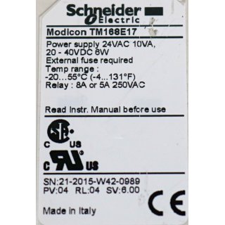 Schneider Electric TM168E17-Gebraucht/Used