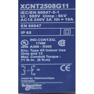 Telemecanigue XCNT2508G11  gebraucht/used