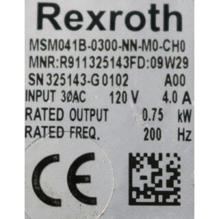 REXROTH  MSM041B-0300-NN-M0-CH0  gebraucht/used