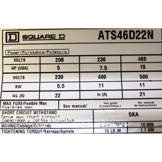 Telemecanique Square D   Altistart 46 ATS46D22N  gebraucht/used