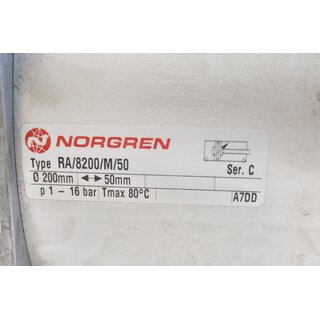 Norgren RA/8200/M/50 Pneumatikzylinder -unused-