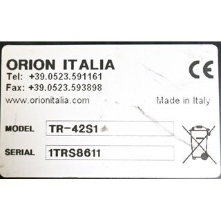 ORION ITALIA TR-42S1  Temperature control & Protection Relay (Gebraucht/Used)