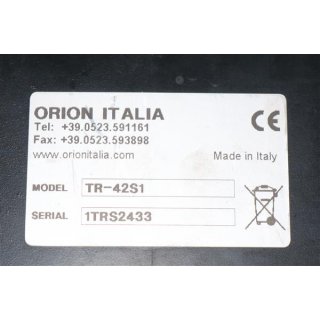 ORION ITALIA TR-42S1  Temperature control & Protection Relay (Gebraucht/Used)