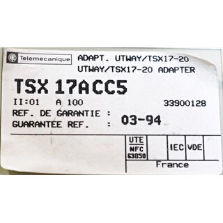 Schneider Electric TSX 17ACC5  gebraucht/used