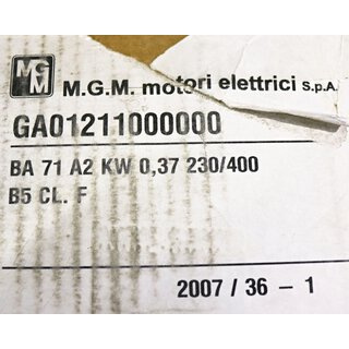 MGM Motori elettrici BA 71A2 S.P.A BA /1A2