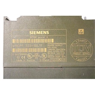 2x SIEMENS 6EP1333-1SL11 SITOP Power5 -used-