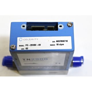  Celerity TN2900  FC-2910V-4VMass Flow Controller / Durchflussregler -Used