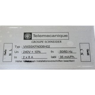 Telemecanique VW3SKFN008H02  Neu