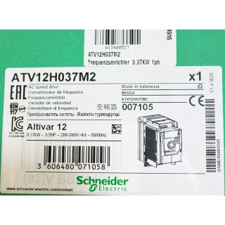 Schneider Electric Frequenzumrichter Altivar ATV12H037M2- OVP/Ungebraucht