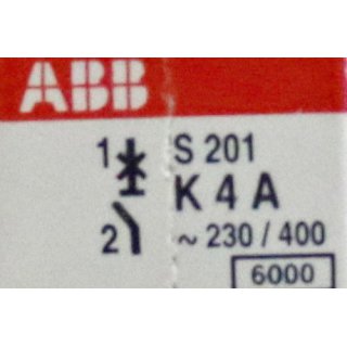ABB S201-K4 Leitungsschutzschalter