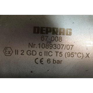 DEPRAG 67-008 6 bar- Druckluftmotor  Gebraucht  Used