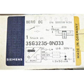 Siemens Nährungsschalter 3SG3235-0NJ33 Sn15mm / Neu