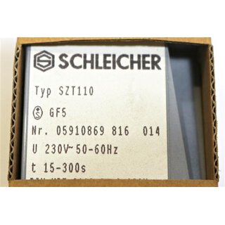 Schleicher SZT110 Zeitrelais -OVP/unused-