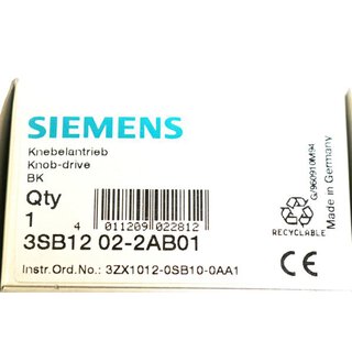 Siemens 3SB1202-2AB01 Knebelantrieb -OVP/unused-