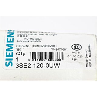Siemens  3SE2120-0UW Positionsschalter -OVP/unused-