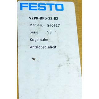 Festo VZPR-BPD-22-R2  OVP/Neu