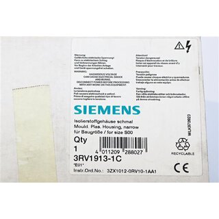 Siemens 3RV1913-1C Isolierstoffgehuse -OVP/unused-