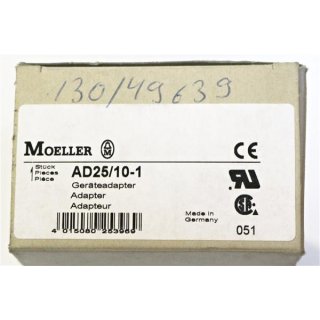 Möller Geräteadapter  AD25/10-1  -Neu/OVP