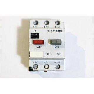 Siemens  Leistungsschalter 3VE1000-2E -Gebraucht /Used