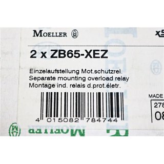 MOELLER 2x ZB65-XEZ Sockel für Einzelaufstellung -OVP/unused-