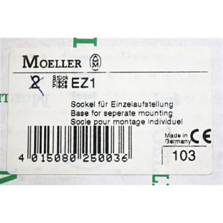 Möller Klöckner Sockel für Einzelaufstellung  EZ1 -Neu/OVP