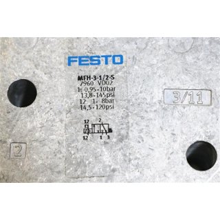 FESTO Ventil MFH-3-1-2-S  - Gebraucht/used