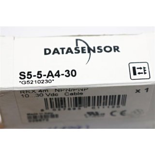 DATASENSOR  typ S5-5-CA4-30 (NPN/PNP) -Neu/OVP