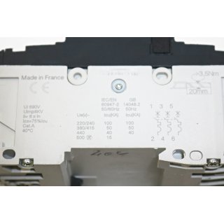 Schneider Electric Lasttrennschalter NG125LT C40A -Gebraucht /Used