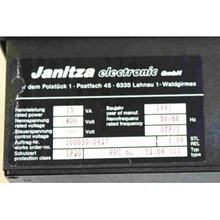 Janitza Electronic RPC 6L POwer Controller- Gebraucht/Used