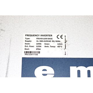 Emotron FDU40_109_54CE Frequenzumrichter -used-
