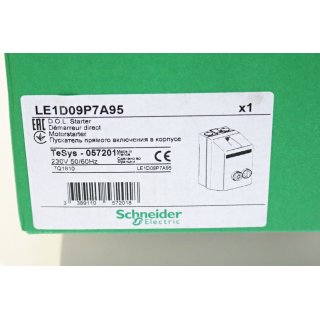 Schneider Electric D.O.L. Starter TeSys  LE1D09P7A95 -Neu/OVP