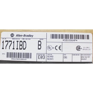Allen Bradley 1771-IBD Input Module Ser. B -OVP/unused-