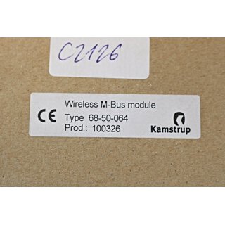 Kamstrup 68-50-064 Wireless M-Bus module -OVP/unused-