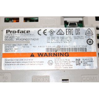 Pro-Face GP-4201TW PFXGP4201TADW Touch Panel -used-