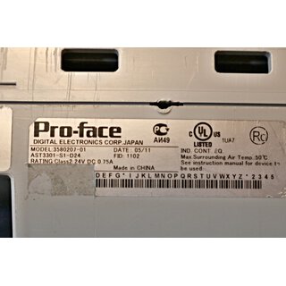 Pro-Face 3580207-01 AST3301-S1-D24 Touchscreen -used-