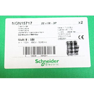 Schneider MGN15717 SBI 22X58 Sicherungstrger, 3P, 32-125A -OVP/unused-