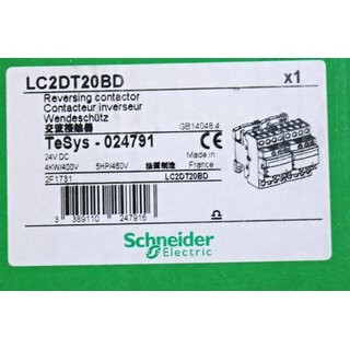 Schneider LC2DT20BD Wendeschtzkombination, 4p, 20A/AC1 -OVP/unused-