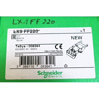 Schneider Electric LX1 FF220 Spule TeSys 08394 -Neu/OVP