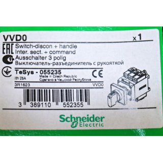 Schneider Electric Ausschalter 3 Polig VVD0  TeSys055235 -Neu/OVP