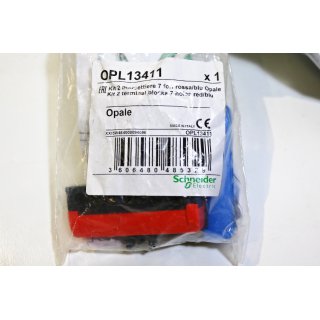 Schneider Electric OPL13411 Kit2 terminal blocks Opale red/blu -Neu/OVP