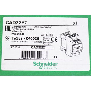 Schneider Electric Hilfsschtz Typ CAD32E7 -Neu/OVP